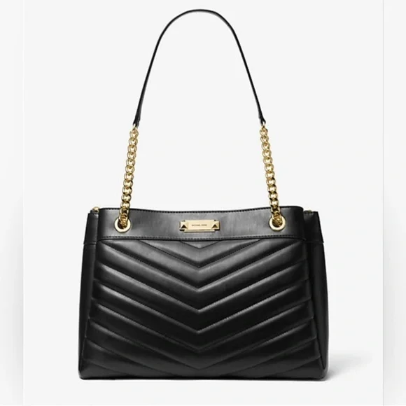 Michael Kors Whitney Quilted Tote & Wallet Set – Luxury Designer Bag - Picture 4 of 14